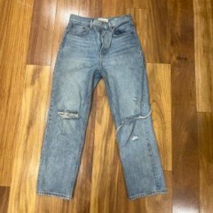 Denim Forum The Joni High Rise Loose 26L